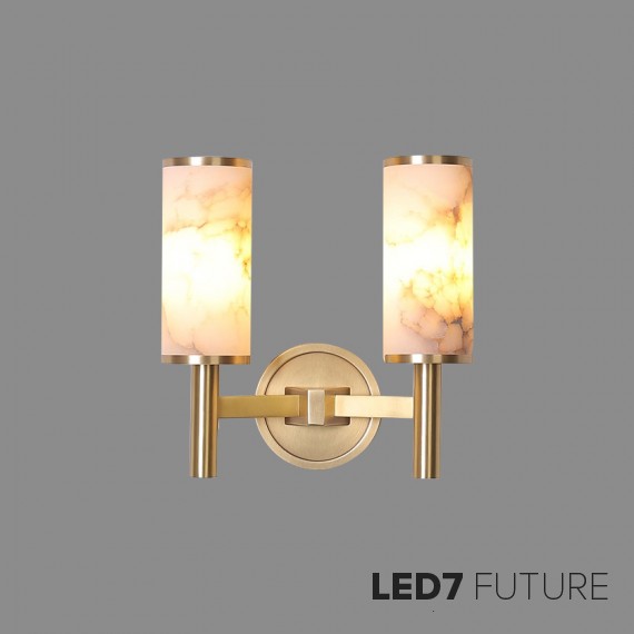 Loft Industry Modern - Marble in Gold Wall Double